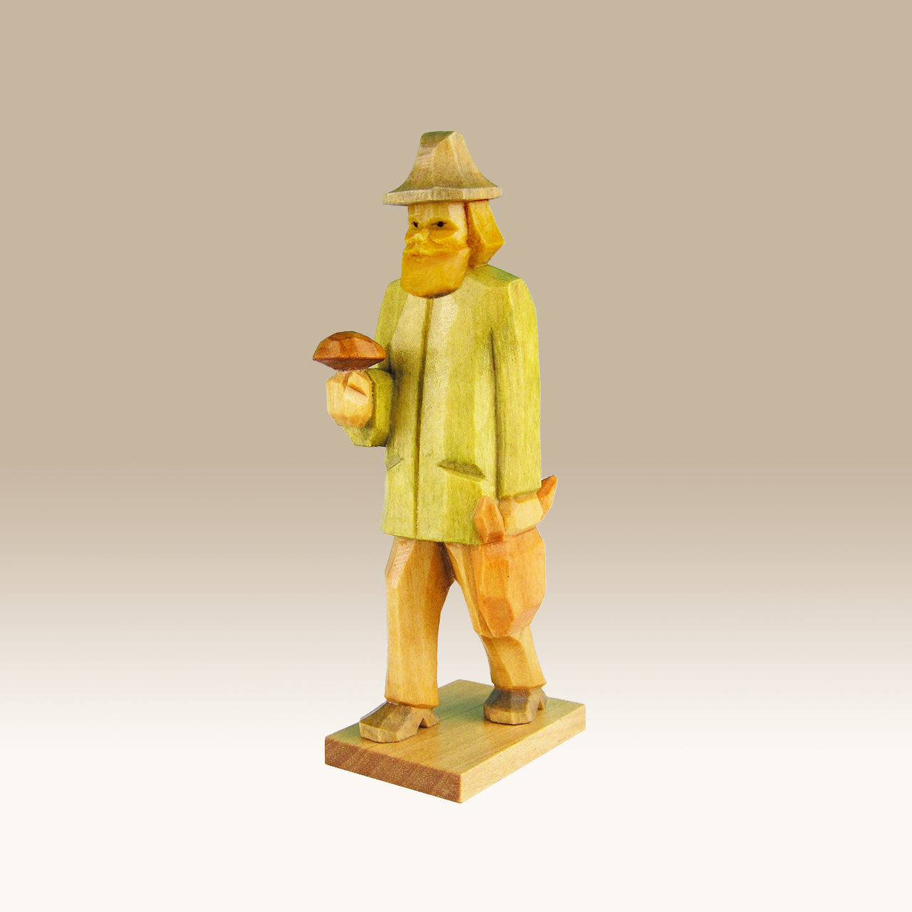 Geschnitzter Pilzmann