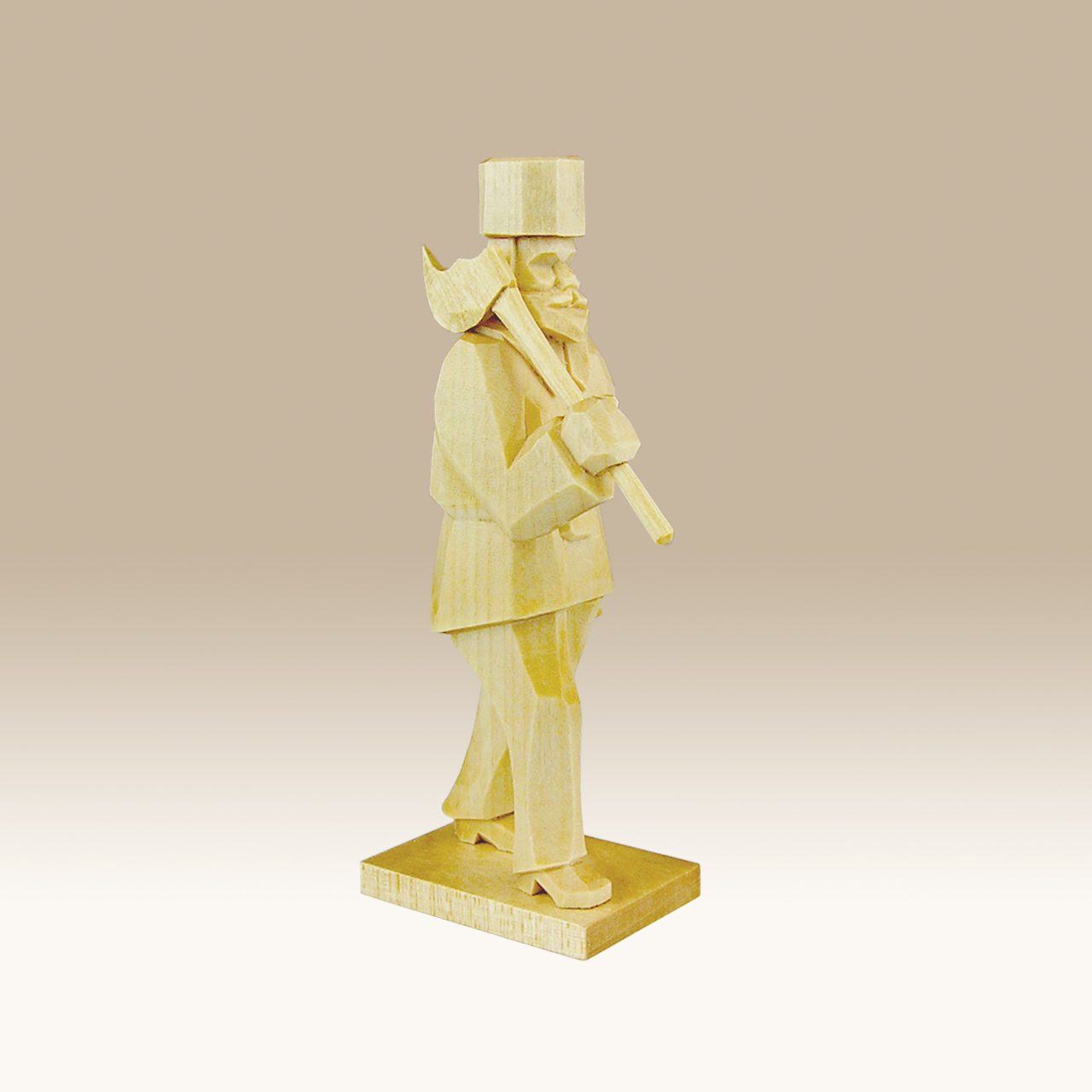 Geschnitzter Bergmann, Hauer