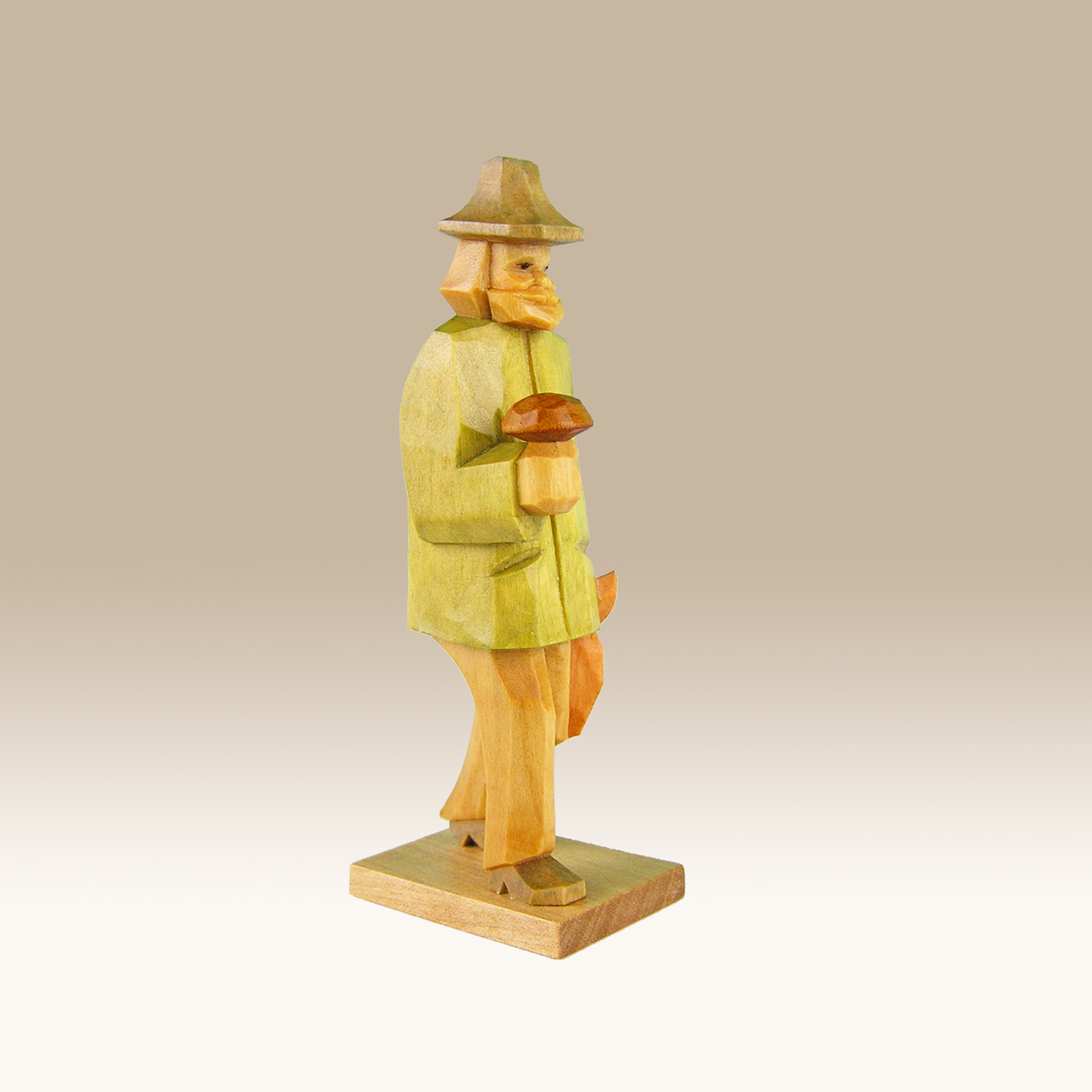 Geschnitzter Pilzmann