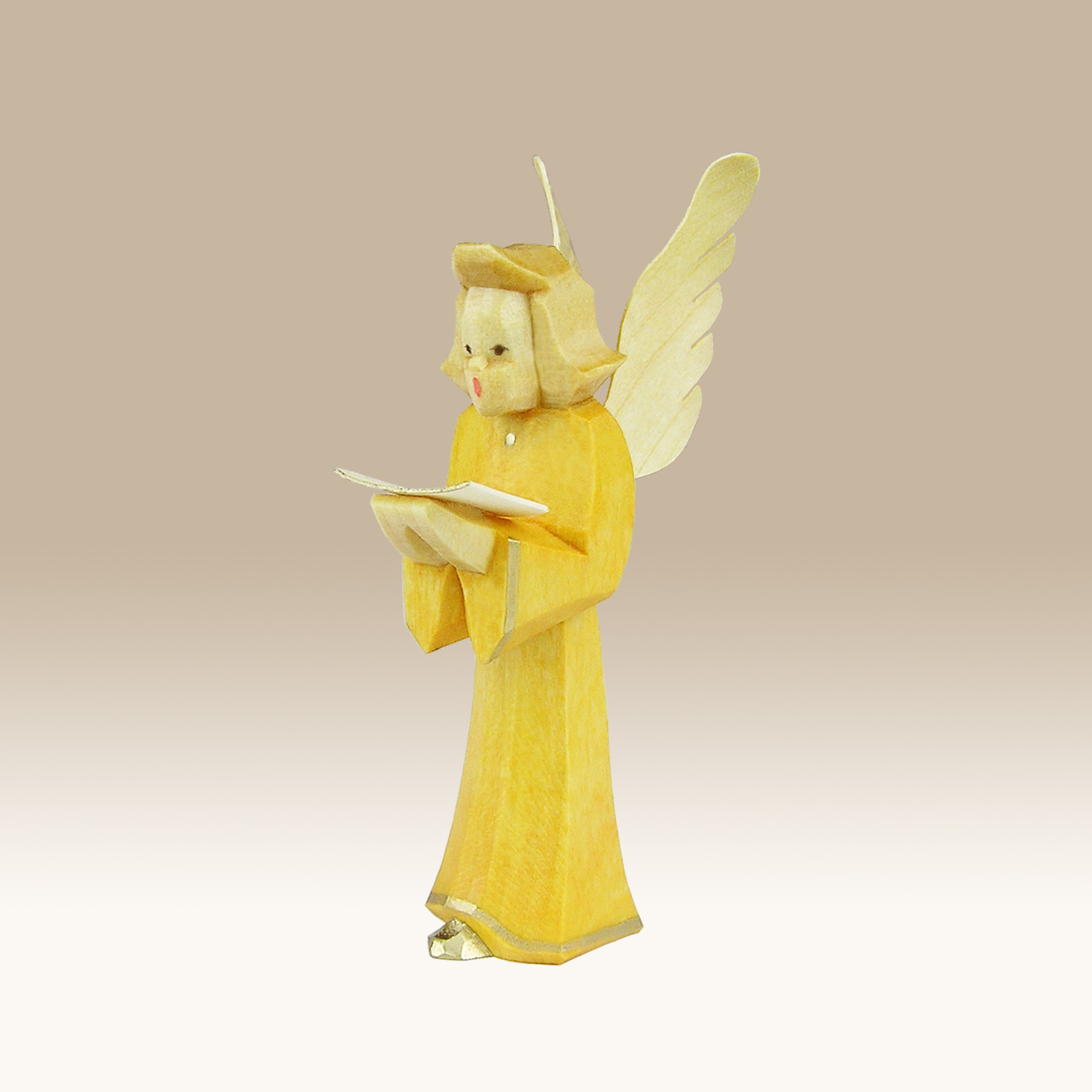 Geschnitzter Engel, Sänger