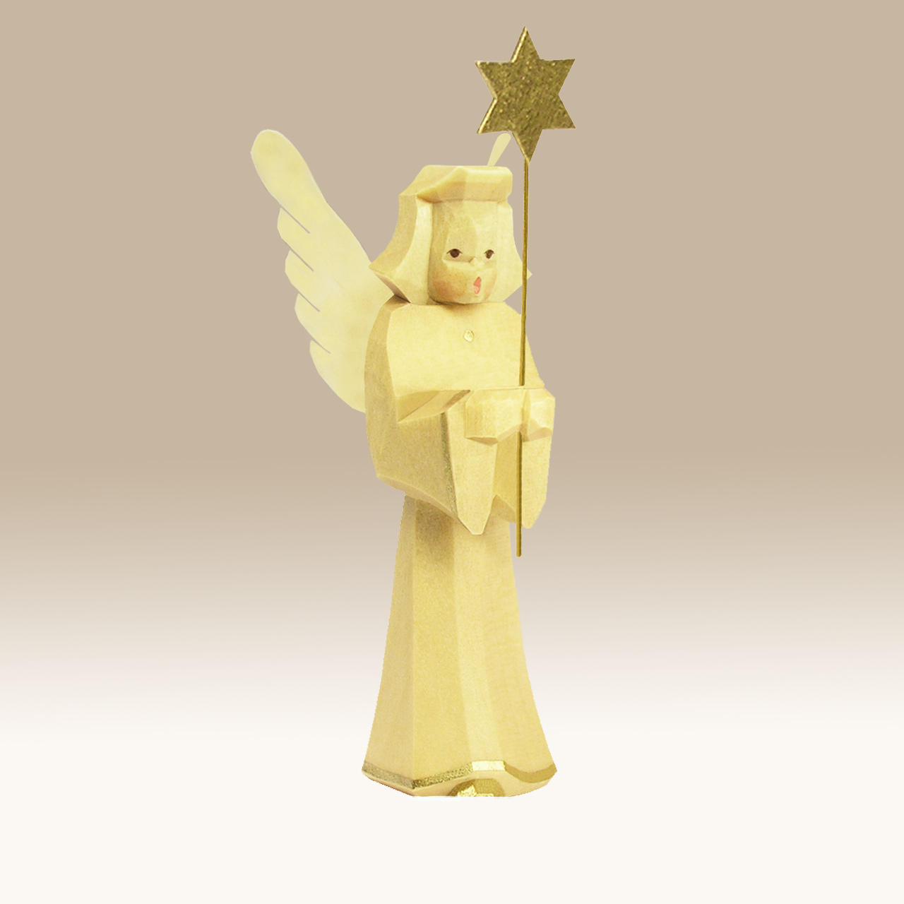 Geschnitzter Engel, Sternträger