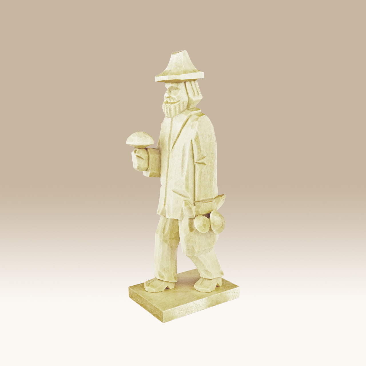 Geschnitzter Pilzmann, Typ a