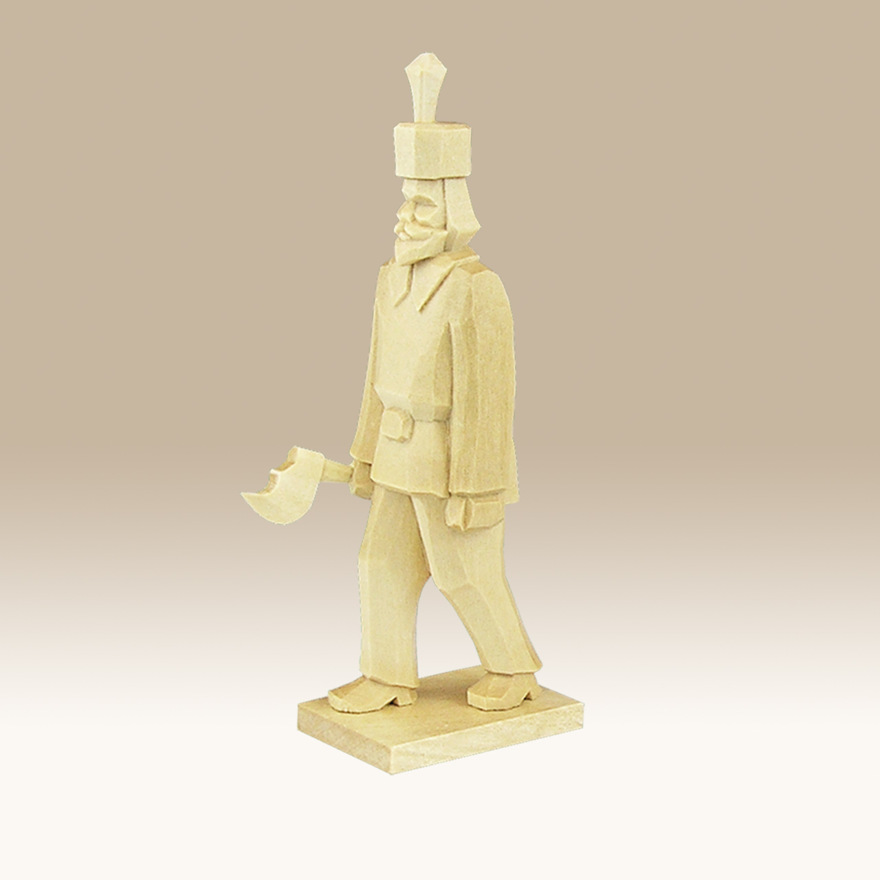 Geschnitzter Bergmann, Steiger