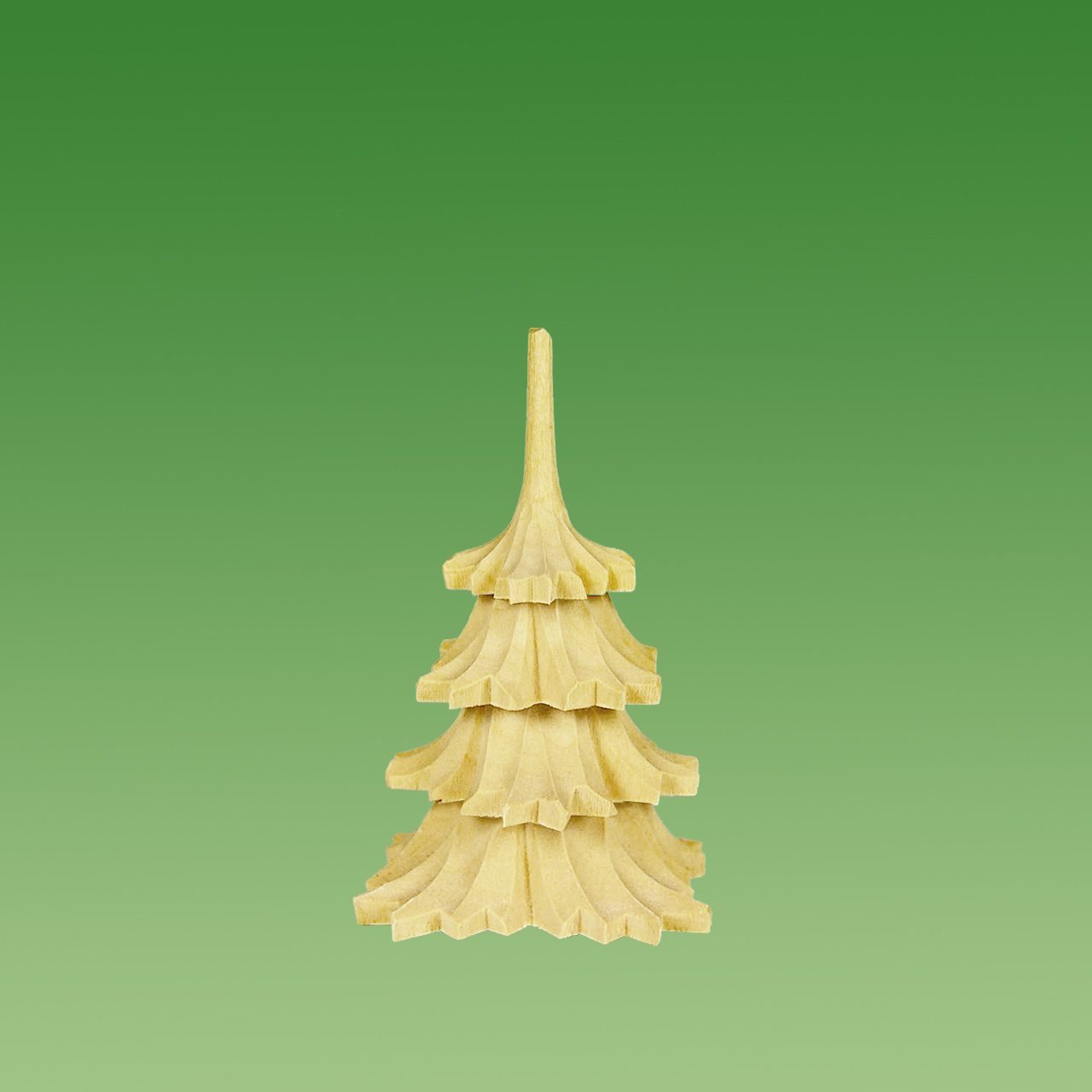 Geschnitzte Fichte, 7 cm