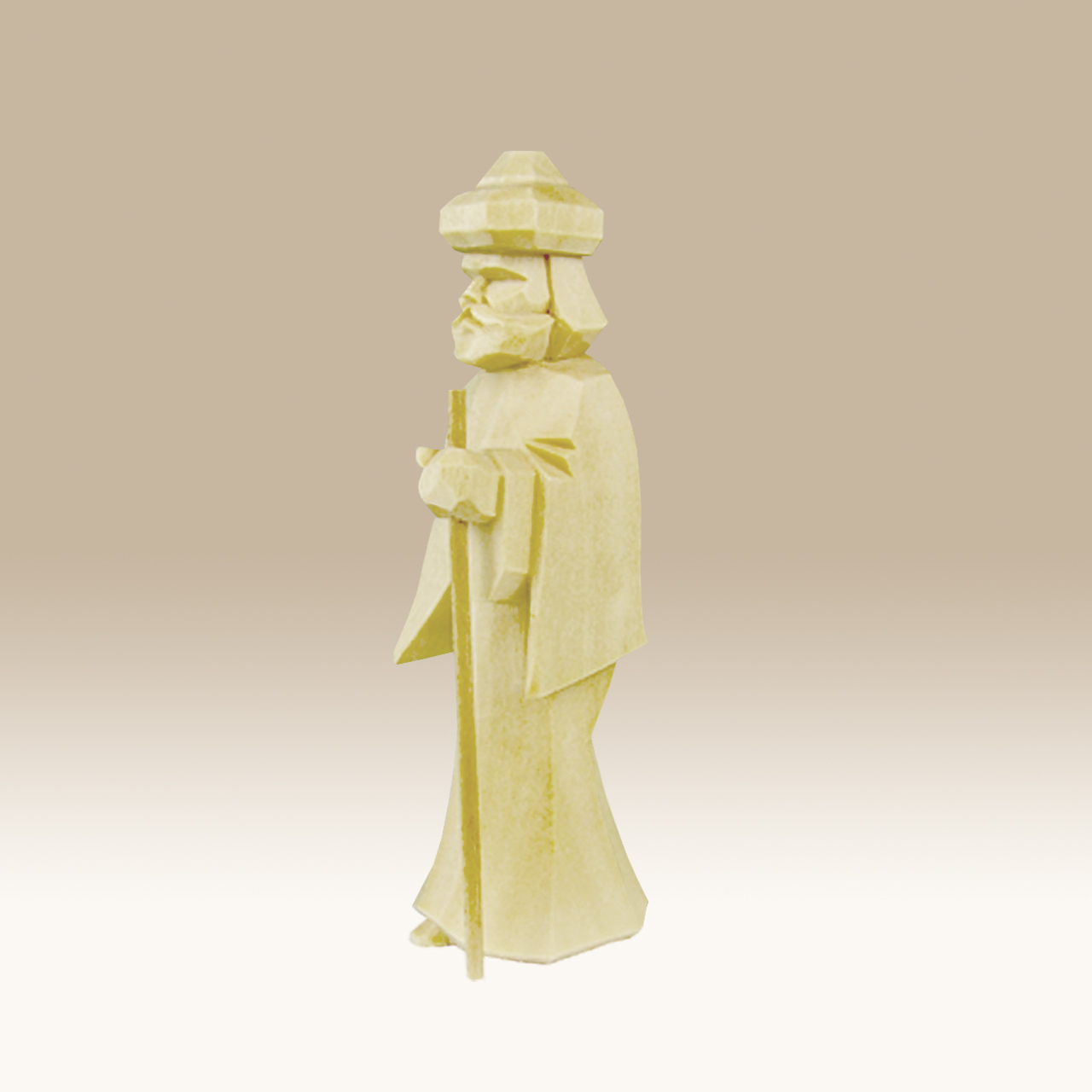 Geschnitzter Kameltreiber