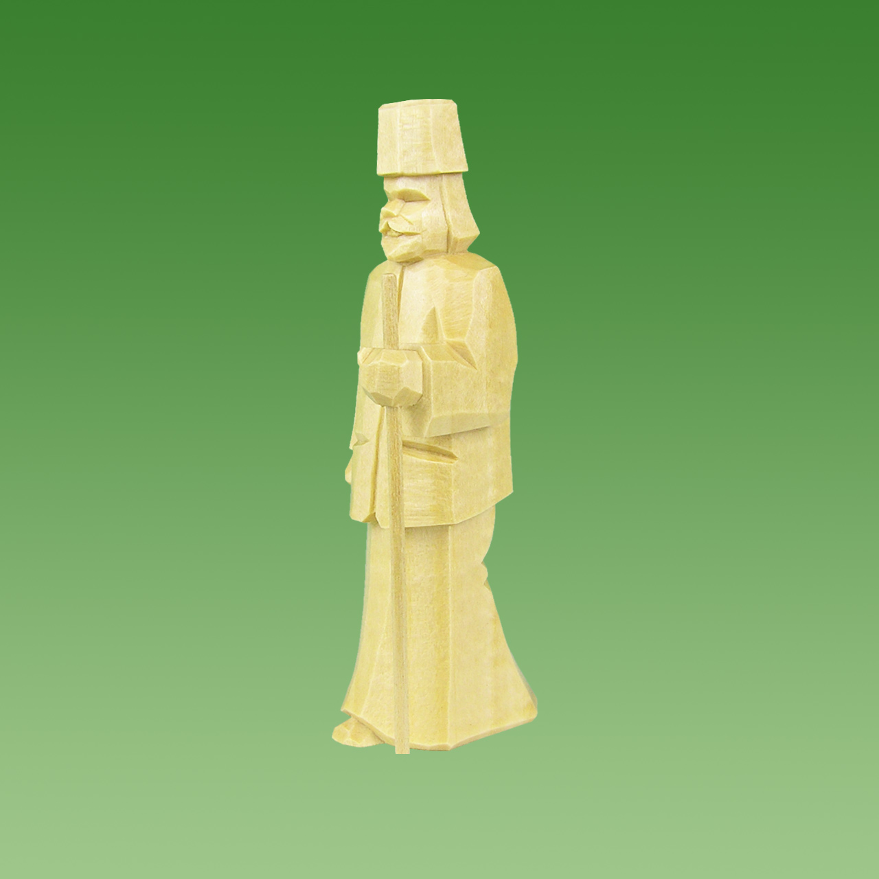 Geschnitzter Kameltreiber