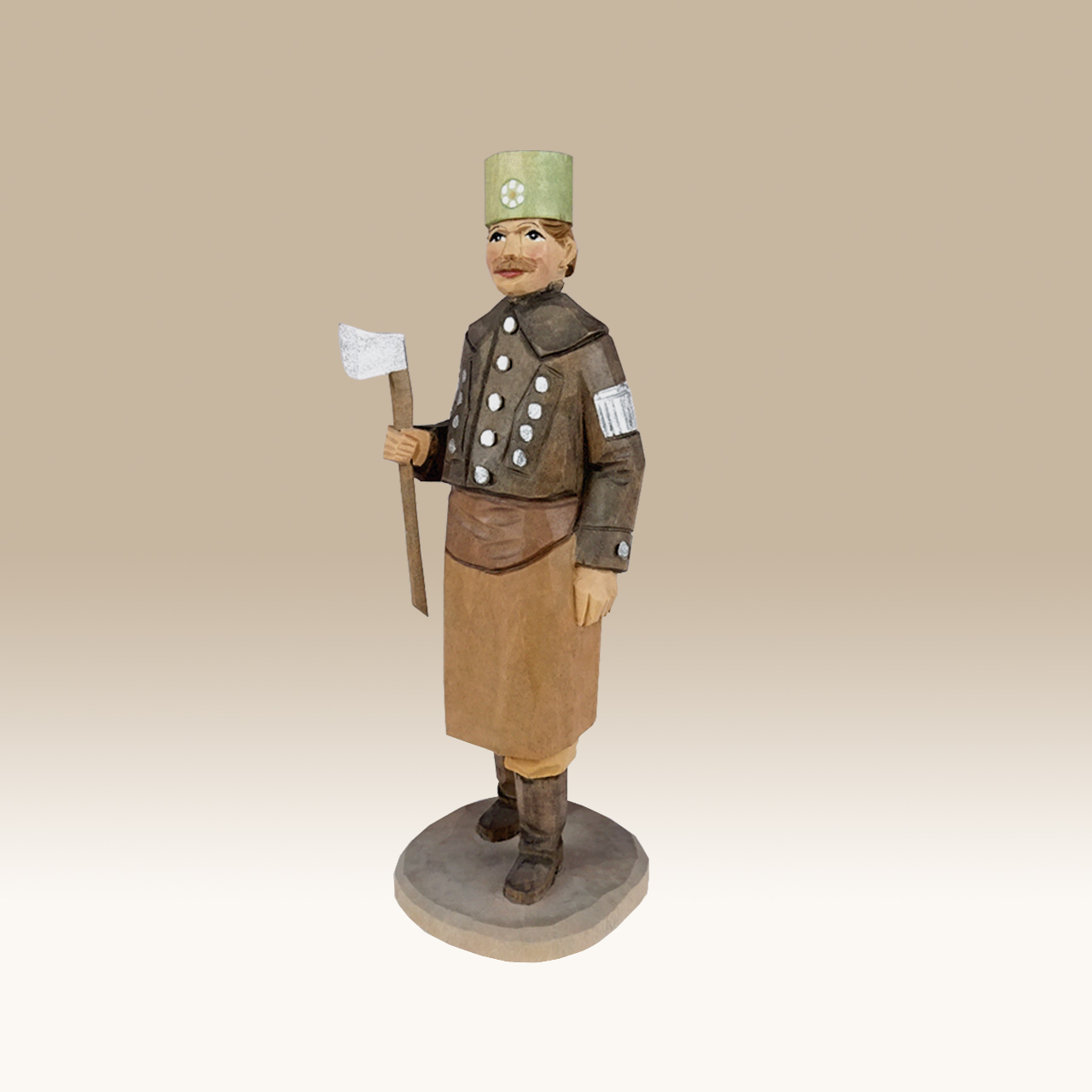 geschnitzter Bergzimmermann